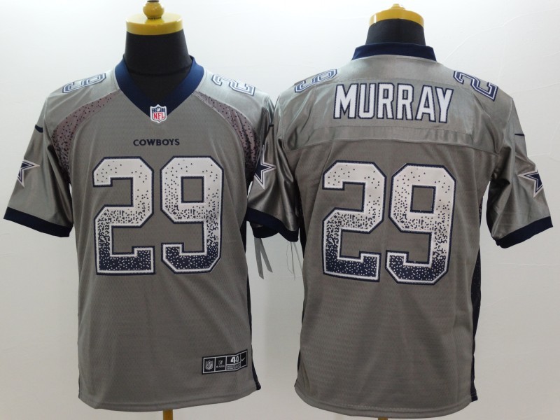 Men's Dallas Cowboys DeMarco Murray #29 Gray Jersey